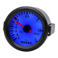 -1~2BAR Turbo Boost Gauge BAR 2" 52mm Car Gauge Blue LED Light Pointer Turbo Boost Meter with Sensor for Gasoline Car 12V. 
