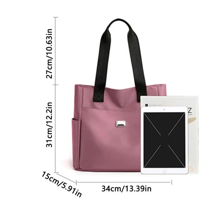 Large%20Capacity%20Waterproof%20Nylon%20Durable%20Women%20Handbag%20Shoulder%20Bag%20Lightweight%20Practical%20Shoulder%20Bag%20Tote%20Bags%20For%20Work%20School%20-%20Image%205