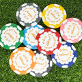 Kaiersn 9Pcs Golf Ball Marker With Golf Hat Clip Tool Golf Marker Chips Outdoor Golf Accessories.