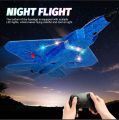 RC plane SMALL Remote Control Foam Plane With LED Lights Remote Control Flying Glider Airplane Aircraft RC Plane Toy  For Kids Rechargeable. 