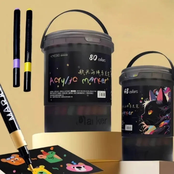 Acrylic%20Paint%20Markers%20Set%20for%20Artists%20&%20Beginners%20%7C%20Brush%20Tip,%20Permanent,%20Water-Based,%20Multi-Surface%20Paint%20Pens%20for%20Rock,%20Wood,%20Glass,%20Fabric,%20Ceramic%20&%20DIY%20Art%20Projects%20-%20Image%205