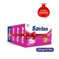 Savlon Soap Combo - 3 Mild 125g & 1 Antiseptic 125g. 