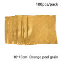 100Pcs/Pack Golden Aluminum Foil Wrapper Paper Candy Chocolate Cookie Wrapping Tin Paper Paper Sheets Party Supplies. 