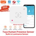Tuya WiFi  Human Presence Sensor MmWave Radar Detector With Luminance Sensor For Smart Home Smart Life replace PIR Sensor. 