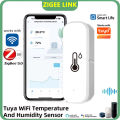 For Tuya ZigBee WiFi Temperature Humidity Sensor Smart Life App Remote Monitor Indoor Thermometer Detector for Alexa . 