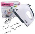 Scarlett Super Hand Mixer HE-133 – 7-Speed Electric Beater with Dough Hooks & Whisks.