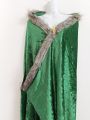Women's Fashionable Velvet Shawl Soft Warm Elegant Fashion Accessories. 