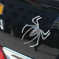 3D Car Stickers Metal 3D Spider Car Logo Gold/Silver Car Styling Accessories Metal Sticker Chrome Spider Badge Emblem Decorate. 