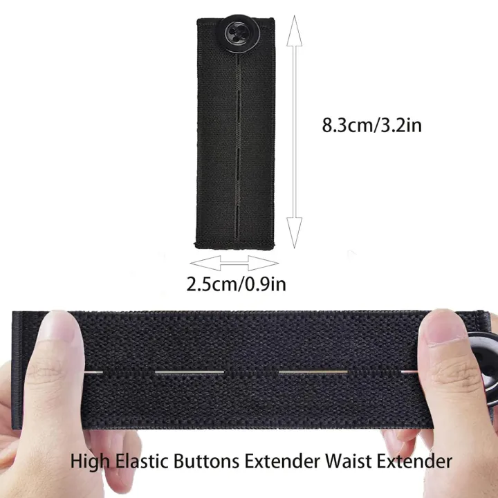 5pcs/lot%20Elastic%20Waist%20Extenders%20Adjustable%20Waistband%20Expanders%20for%20Women%20Men%20Jeans%20Pants%20Button%20Extender%20-%20Image%204