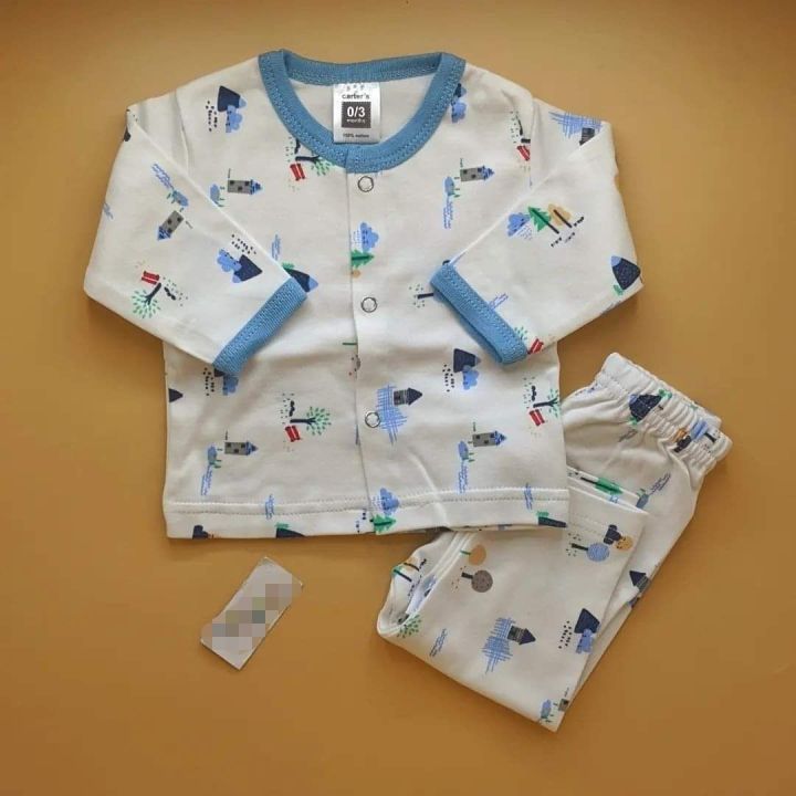 BABY SHIRT TROUSER COTTON UNISEX BOY GIRL