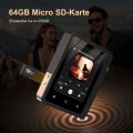 HiFi MP3 Player with Bluetooth 5.3, Lossless DSD High Resolution Digital Audio Music Player, Portable 64GB Audio Player with 2.8.