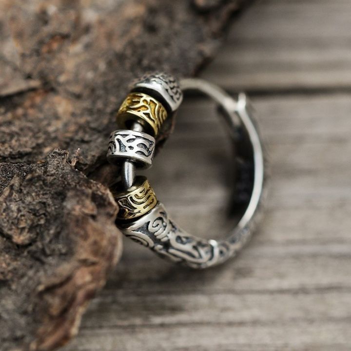 Thai%20Silver%20Creative%20Design%20Hoop%20Earrings%20for%20Women%20Men%20Metal%20Chunky%20Huggies%20Hiphop%20Party%20Jewelry%20Gifts%20-%20Image%204