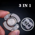 Metal Magnetic Slider Transform Hand Spinner Push Card Mini EDC Stress Relief Push Card Adult Fidget Toys Anti Anxiety. 