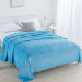 Coral Fleece Blankets For Beds Solid Soft Warm Thin Bedspread Sofa Cover Warm & Machine Washable Faux Fur Solid Blanket. 