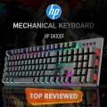 HP GK100F ORIGINAL FULL MECHANICAL KEYBOARD - RGB & Breathing Lights - Blue Switch. 