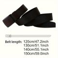 Nylon Belt Automatic Buckle Outdoor Multifunctional Tactical Canvas Belts Light Comfortable Non-metal Belt. 