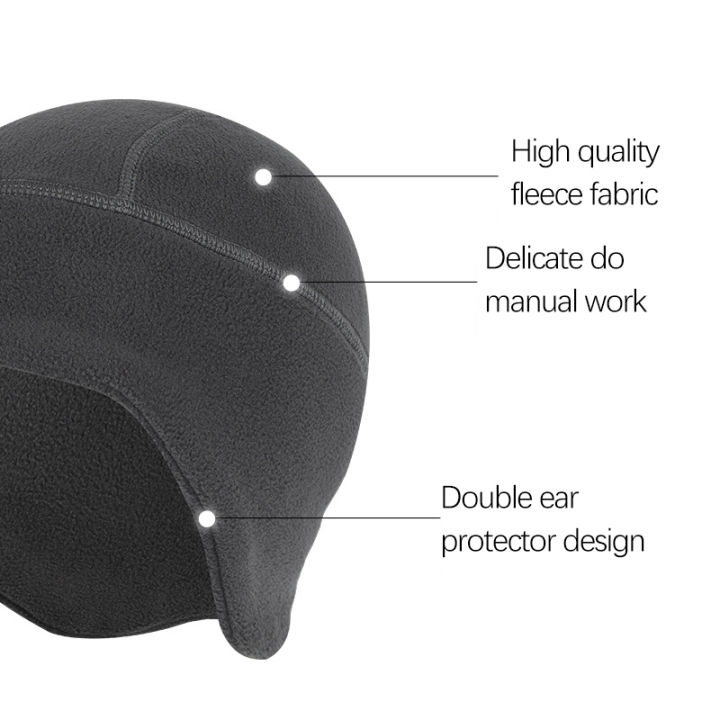 Fleece%20Earflap%20Hat%20Cycling%20Autumn%20Winter%20Skiing%20Soft%20Women%20Men%20Beanie%20Warm%20Mountaineering%20Windproof%20Hiking%20Commuting%20Unisex%20Cap%20-%20Image%203