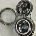 2X For Lada Niva 4x4 7Inch H4 LED Headlight With Angle Eye Turn Signal for VAZ 2101GAZ 24 UAZ 469 Toyota Jeep Wrangler JK Suzuki. 