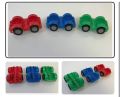 Lego Duplo Lot Of 3 Car Bases 2x6 w/  Red / Green / Blue . 
