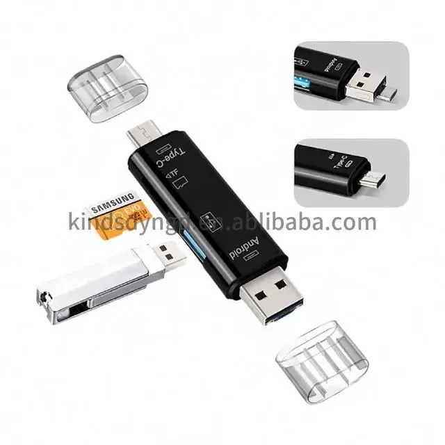 5%20in%201%20Multifunction%20Converter%20OTG%20Usb%202.0%20Type%20C/Usb%20/Micro%20Usb/Tf/SD%20Memory%20Card%20Reader%20OTG%20Card%20Reader%20Adapter%20Mobile%20Phone%20Accessories%20-%20Image%202