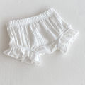 Summer Baby Girl's Daisy Printed Suspenders Top + Lace Shorts Set - Sweet Printed 2-Piece Set. 