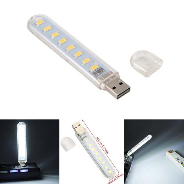 Usb%20Led%20Light%208%20LEDs%20SMD%20LED%20Bulb%205V%20Power%20Input%20White%20USB%20Night%20-%20color%20white%20-%20Image%206