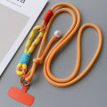 Simple Two-in-one Mobile Phone Lanyard, Crossbody Strap, DIY Wrist Short Rope, Multi-Functional Adjustable Fancy Lanyard.