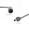 For Starlink Mini DC Extension Cable Female to Male Plug Waterproof Power Converter Adapter Hole Extender.