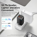 Baseus 65W GaN Charger Quick Charge Type C PD QC Charger USB Charger Portable Fast Charger For Laptop iPhone 17 16 15 14 13 Pro.
