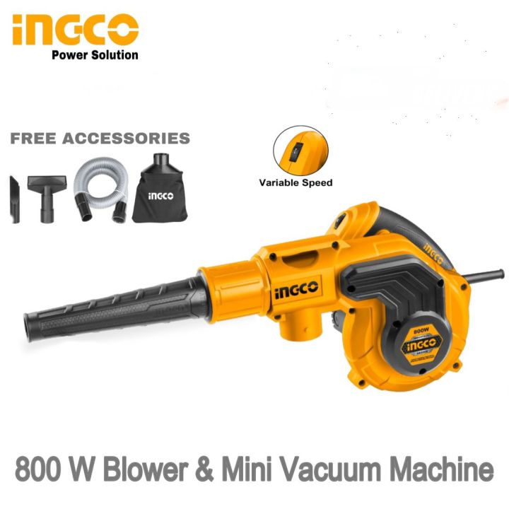 INGCO Aspirator Blower & Vacuum cleaner - 800W INGCO Dust Blower | INGCO Blower 15000rpm Industrial Mini Vacuum Cleaner Machine |