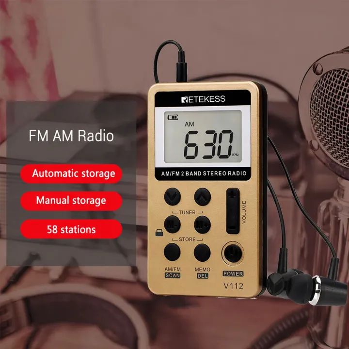 Retekess%20V112%20Radio%20Mini%20Pocket%20Radio%20Receiver%20Portable%20Radios%20AM%20FM%20Rechargeble%20Sleep%20Time%20Earphone%20For%20Walkman%20Go%20Hiking%20-%20Image%204