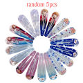 Random 5/10pcs Frozen Elsa Hair Clip Children's Cute Disney Hair Accessories Digital Printed Hair Clip Minimalist Birthday . 