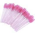 100PCS Eyelash Mascara Brushes Disposable Lash Crystal Eyelash Brush Makeup Kits for Eyelash Extensions and Eyebrow Brush. 