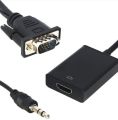 VGA TO HDMI CONVERTER WITH AUDIO CABLE. 