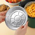 20pcs 3cm Diameter Air Fryer Tin Foil Tray Oil Absorbent Paper Oven Baking Aluminum Foil Bowl Oil Proof Grill Seafood Tools. 