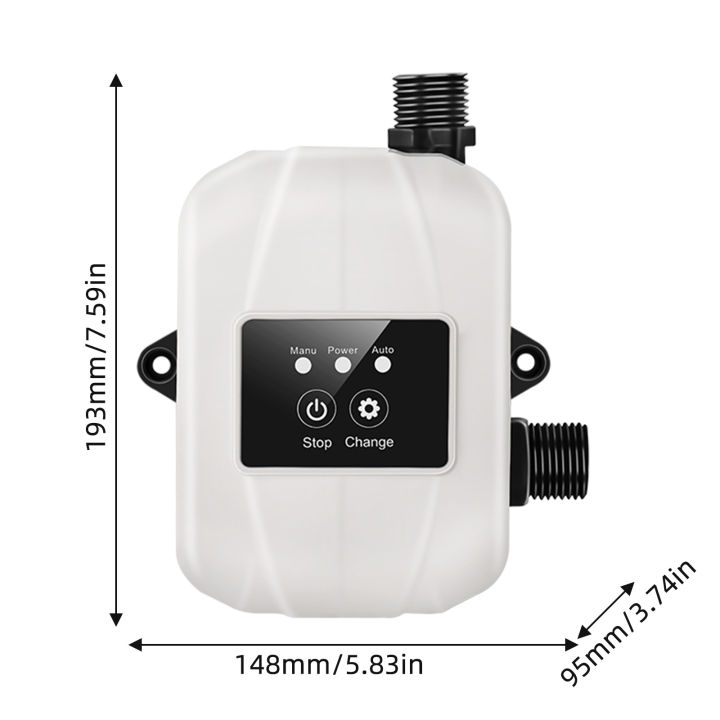 24V150W%20Automatic%20Water%20Pressure%20Booster%20Pump%20Silent%20Shower/Sprinkler/Garden/Kitchen%2092ft%20Lift%20%20Recirculating%20with%20Auto%20Switch%20-%20Image%206