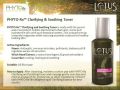 Lotus Pro Phyto-Rx Clarifying & Soothing Toner,Preservative free,for all skin types (100ml). 