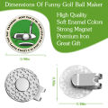 Magnetic Golf Ball Marker Hat Clip Just Tap it In Tap Tap Taparoo Pattern Golf Ball Marker Caps Accessories Enamel Clips Jewelry.