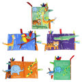 New 3D Visual Tail Cloth Book Baby Tear Resistant Biteable Cognitive Tool Interactive Parent-Child Fun Toddlers Enlighten Toys. 