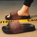New Men Thick Bottom Slippers Platform Bathroom Slides Non Slip Trend Designer Shoes Ladies Female Mule Shoes Flip Flops Sandals. 