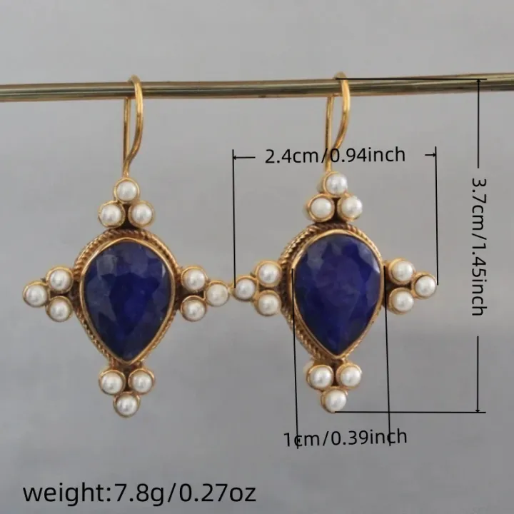 Elegant%20Retro%20Geometric%20Pearl%20Pendant%20Pendant%20Pendant%20Pendant%20Earrings%20Women's%20Exquisite%20Pendant%20Wedding%20Jewelry%20Gift%20-%20Image%203