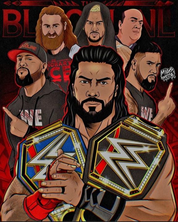 WWE Roman Reigns Bloodline Sticker WWE Raw Decal Roman Reigns Sticker ...