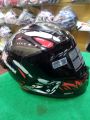 VEGA BOLT Bunny Red Black Dot Certified Helmet. 