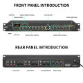LEUS T4 Professional Digital Reverberation Multi Effect DSP Processor Audio Processor Equalizer. 