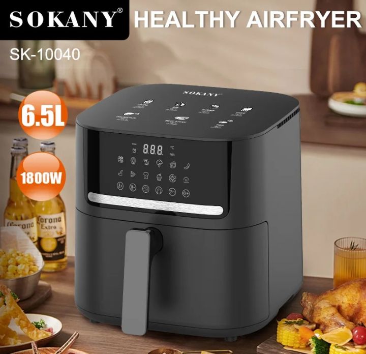 Sokany%206.5L%20Digital%20Air%20Fryer%201800W%20%7C%20Oil-Free%20Healthy%20Fryer%20%7C%20Detachable%20Basket%20%7C%20Touch%20Control%20%7C%20SK-10040%20-%20Image%204