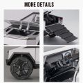 1:24 Scale Cybertruck Model Toy Pull Back Pick-Up Truck with Sound and Light. 