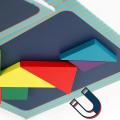 Wooden Jigsaw Magnetic Tangram Puzzle Book Educational Toys For Children Baby Kid Portable Montessori Learning Intelligence. 