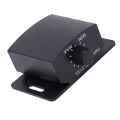 Universal Bass Control Knob 6 Pin Subwoofer Volume Controller with 13ft Extension Cord Compatible with Most Car Amplifier Black. 