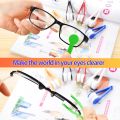 Mini Sun Glasses Eyeglass Microfiber Spectacles Cleaner Soft Brush Cleaning Tool Glasses Eyeglasses Cleaner Cleaning Clip. 