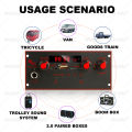 Bluetooth 5.0 MP3 WMA Decoder Board 10W Amplifier 5V 6.5mm Microphone FM Radio TF USB Car Audio Music Player Speaker Handsfree. 